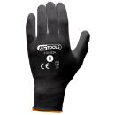 Guantes negros de microfibra - KS Tools - 310.0324