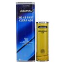 Kit de Barniz 2K Sólido alto Fast Clear 420 - Lesonal - Kit 2K HS FAST CLEAR