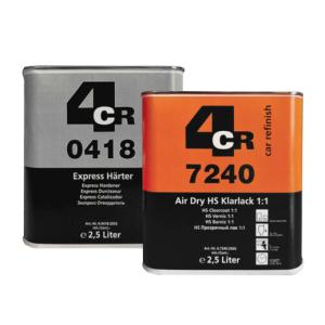 4CR - Kit Vernis séchage air 1:1 - Kit 7240-5L