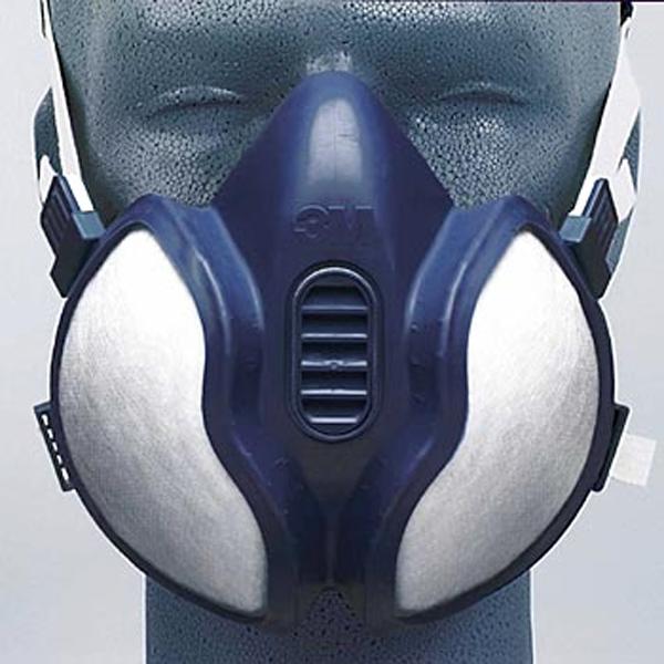 Demi-masque peinture anti-gaz pour carrossier 3M 06941